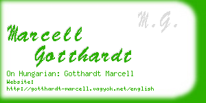 marcell gotthardt business card